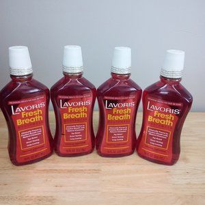 LAVORIS Fresh Breath Mouthwash Original Cinnamon Flavour-4 pack